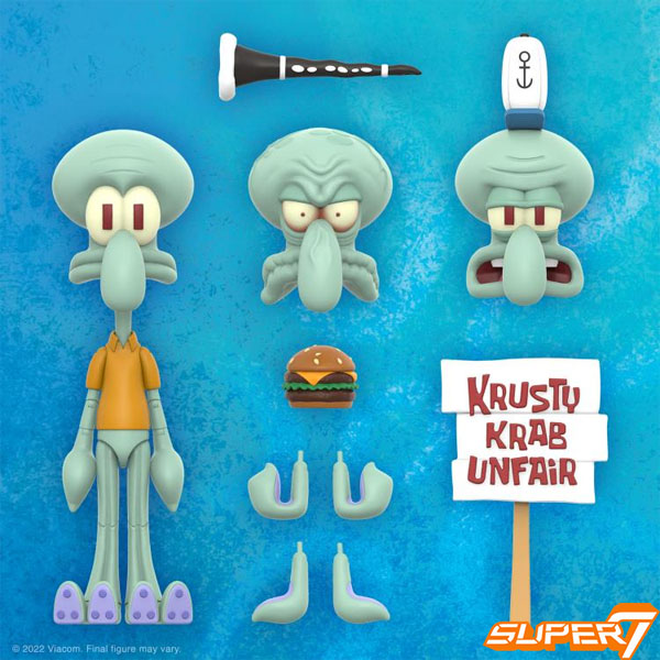 Super 7 SpongeBob SquarePants ULTIMATES! Squidward Tentacles Action Figure